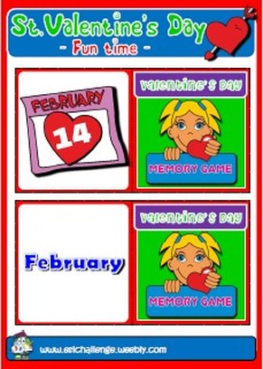 Valentine's games + memory cards