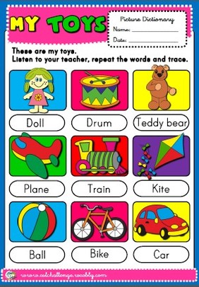 toys - picture dictionary