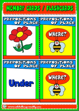 #Prepositions memory cards