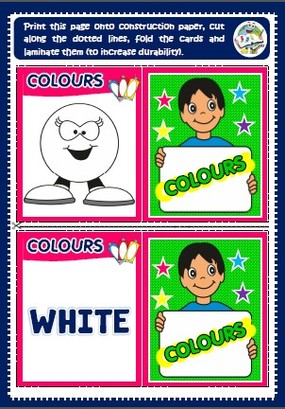 Colours - memory cards game