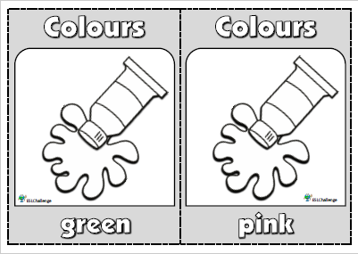 Colours - flashcard