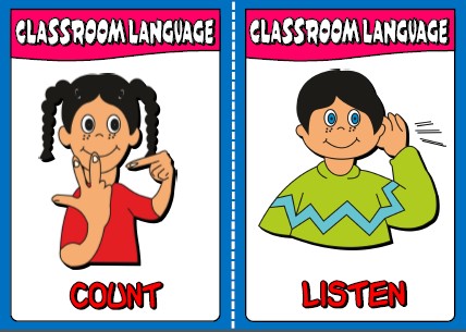 Classroom Language - flashcards