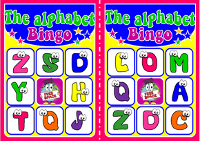 English teaching resources + the alphabet bingo