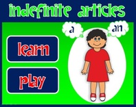 Indefinite article ppt game 