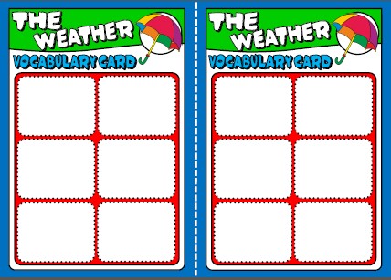 the weather - board game