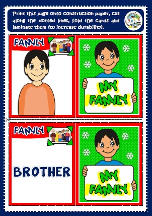 family - memory cards game