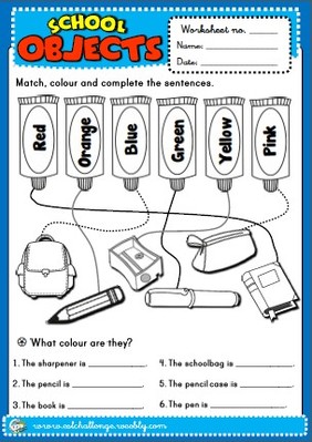 Colours - worksheet