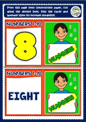 numbers - memory cards game