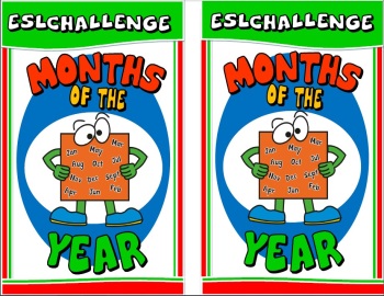 Months of the year matching cards