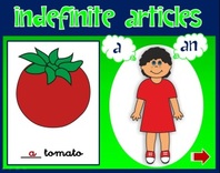 Indefinite article ppt game