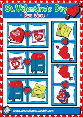 Valentine's games + dominoes