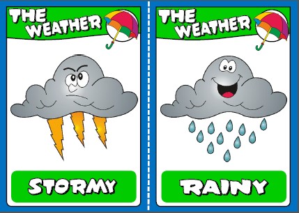 the weather - flashcards