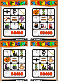 Halloween bingo