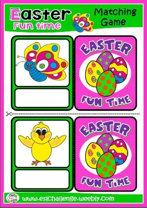 #Easter matching game