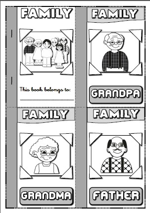 family - mini book