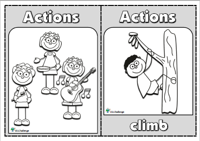 Actions - flashcards