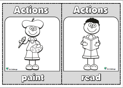 Actions - flashcards