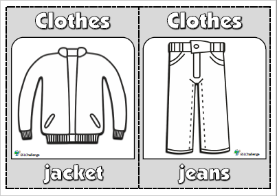 Clothes - flashcard