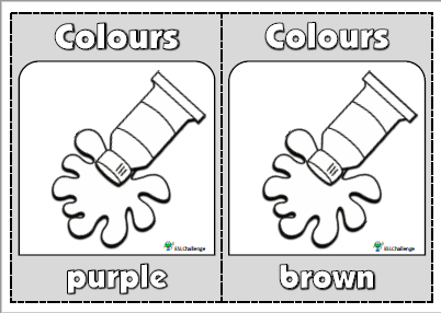 Colours - flashcard