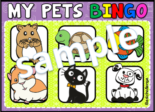 #pets #bingo #cards