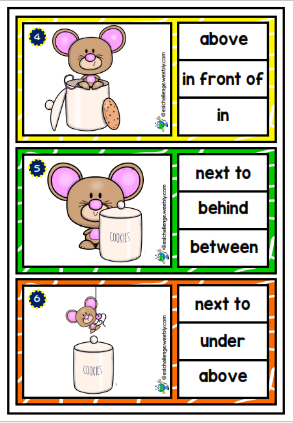 #positionalwords #prepositions #place #clipcards
