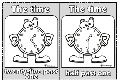 Tell the time - flashcards