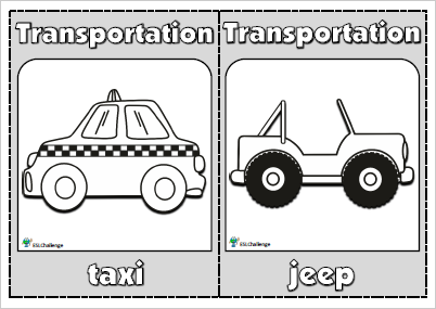 Transportation - flashcards